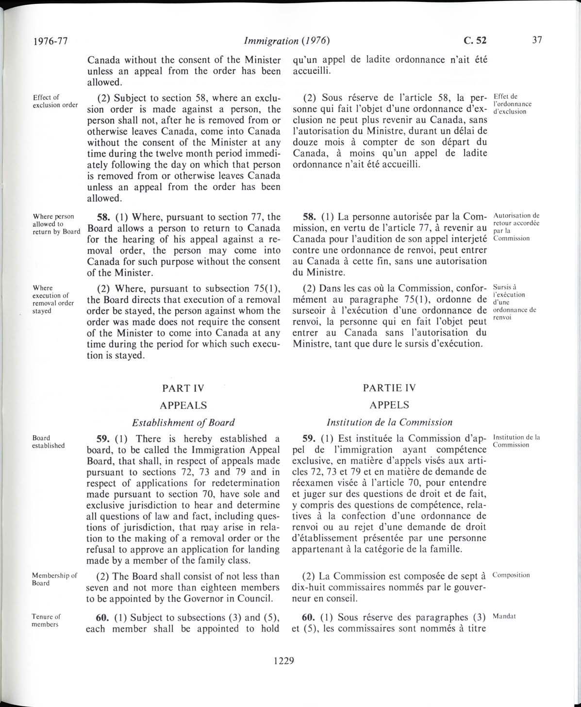 Page 1229 Immigration Act, 1976