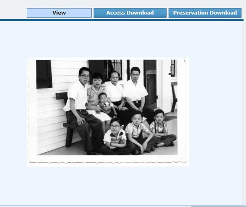 Archival image as seen in Preservica software system.