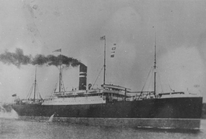 Archival image of ship SS Lake Manitoba.