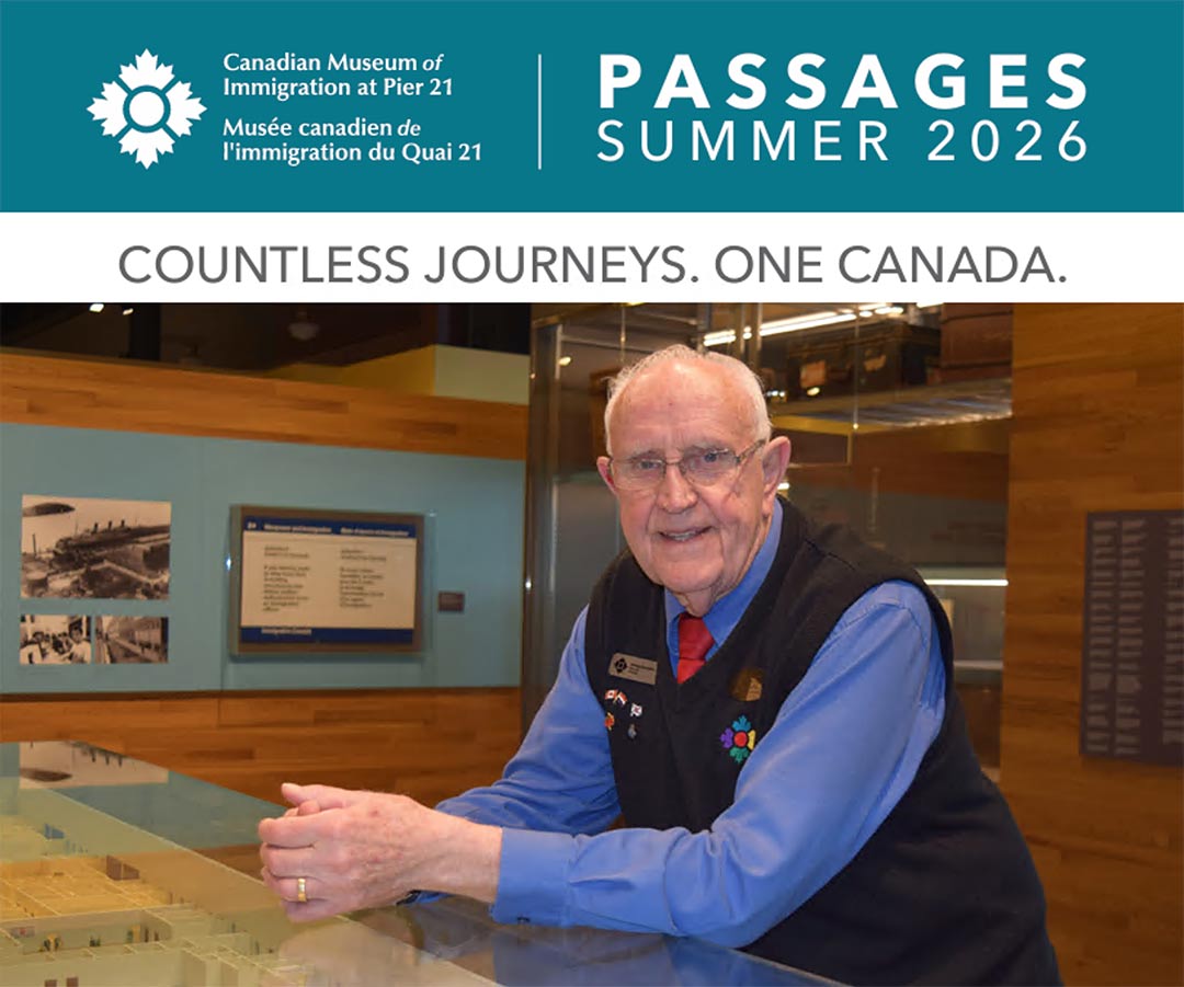 George Zwaagstra, an older white man in his Museum interpreters uniform.