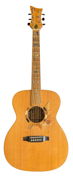 Voyageur, a handcrafted acoustic guitar.