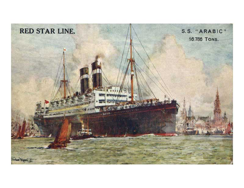 Colored photo of ship Arabia III (SS)