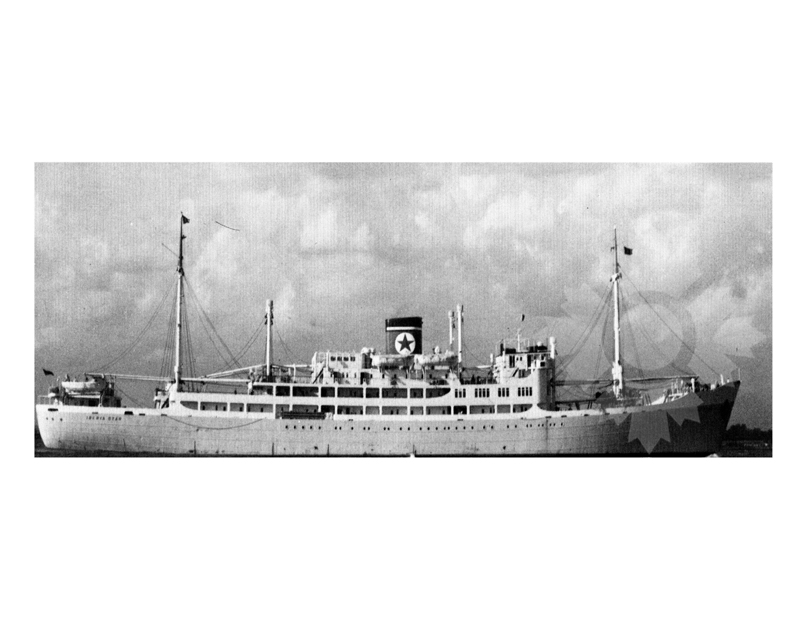 Black and white photo of the ship Iberia Star (SS) (1963-1965)