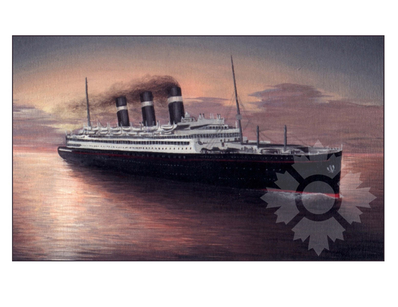 Colored photo of the ship Belgenland (SS)