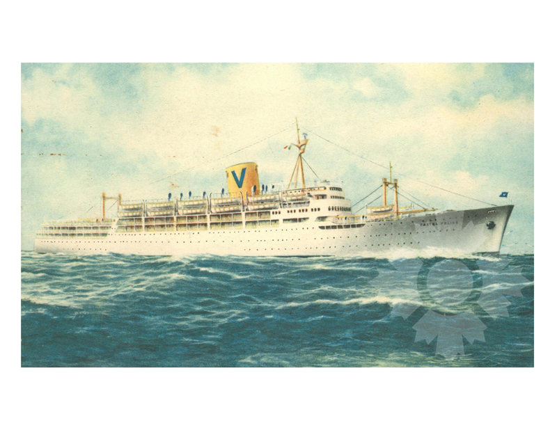 Colored photo of ship Castel Felice (SS)
