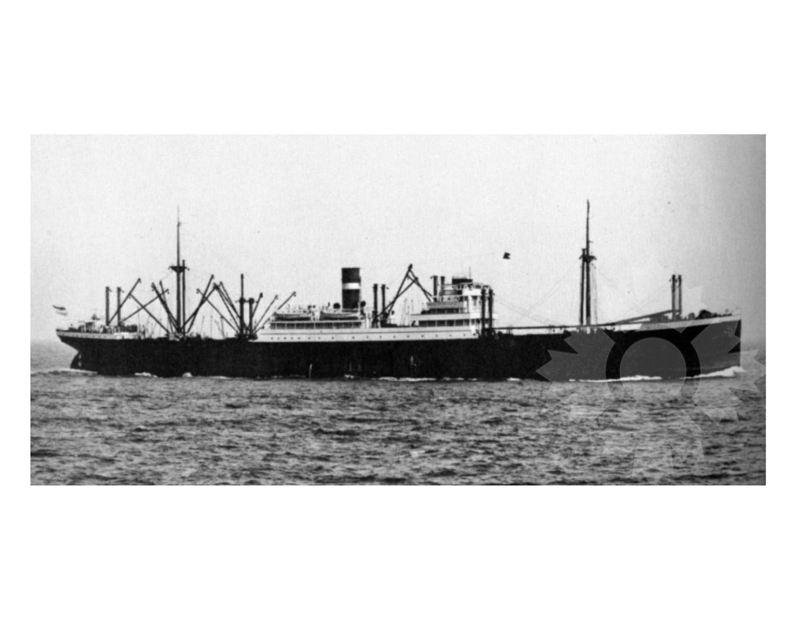 Black and white photo of the ship Dinteldyk (SS) (1922-1945)