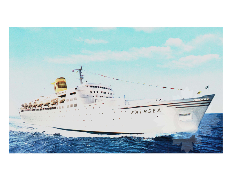Colored photo of the ship Fairsea (SS) (1949-1969)