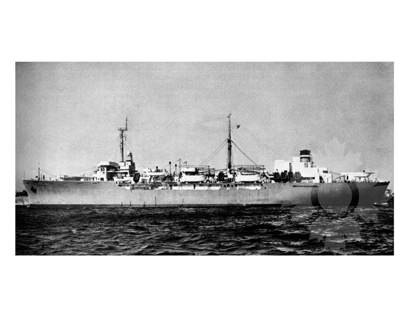Black and white photo of the ship General Omar Bundy (USS) (1945-1963)
