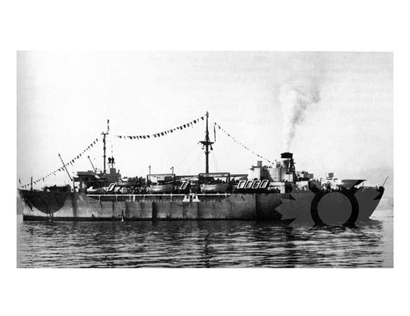 Black and white photo of the ship General SD Sturgis (USS) (1944-1967)