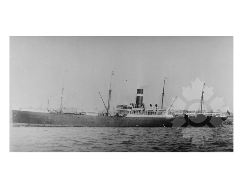 Black and white photo of the ship Ionian (SS) (1901-1917) DI2013.194.1