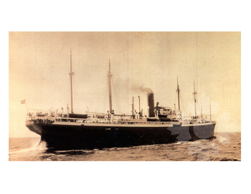 Black and white photo of the ship Koln III (SS) (1922-1940)