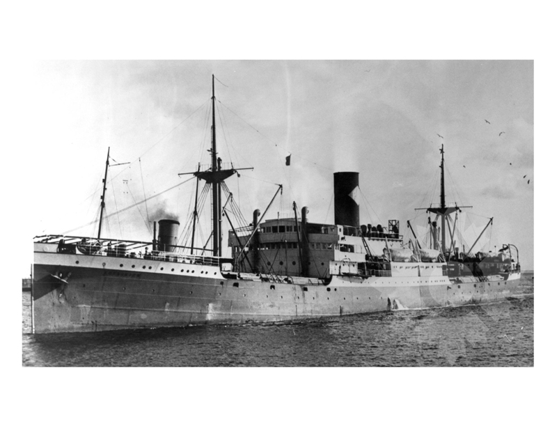 Black and white photo of the ship Kota Inten (SS) (1927-1957)