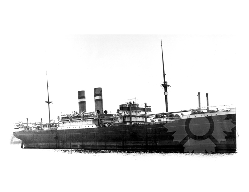 Black and white photo of the ship Maasdam I (SS) (1921-1941)