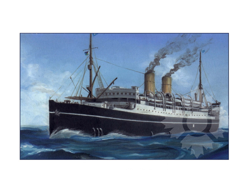 Colored photo of the ship Metagama (SS) (1914-1930)