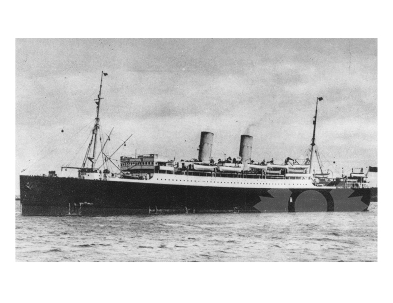 Black and White photo of ship Metagama (SS) (1914-1930)