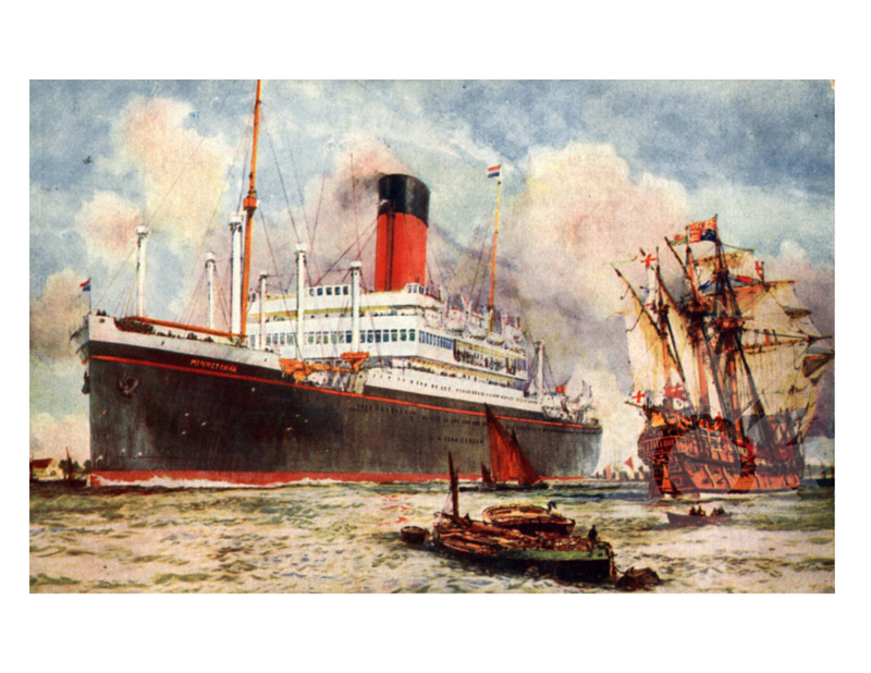 Colored photo of ship Minnetonka (RMS) (1924-1934)