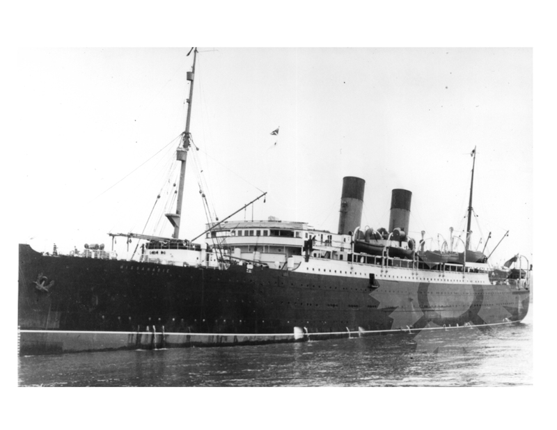 Black and white photo of the ship Missanabie (SS) (1914-1918)