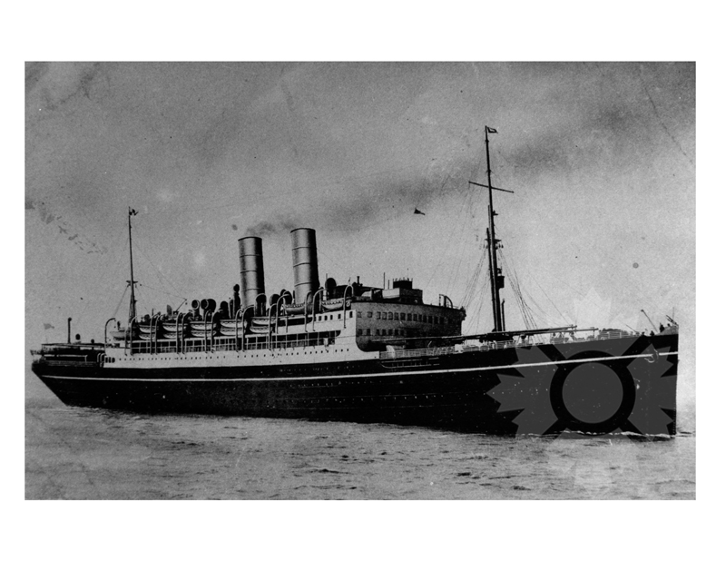 Black and white photo of the ship Montnairn (SS) (1925-1929)