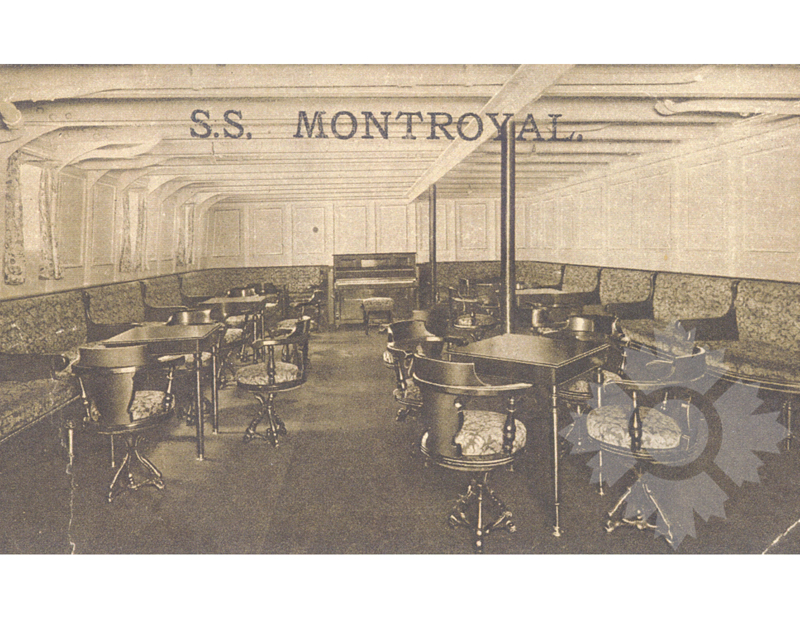 Black and white photo of the ship Montroyal (SS) (1924-1930)
