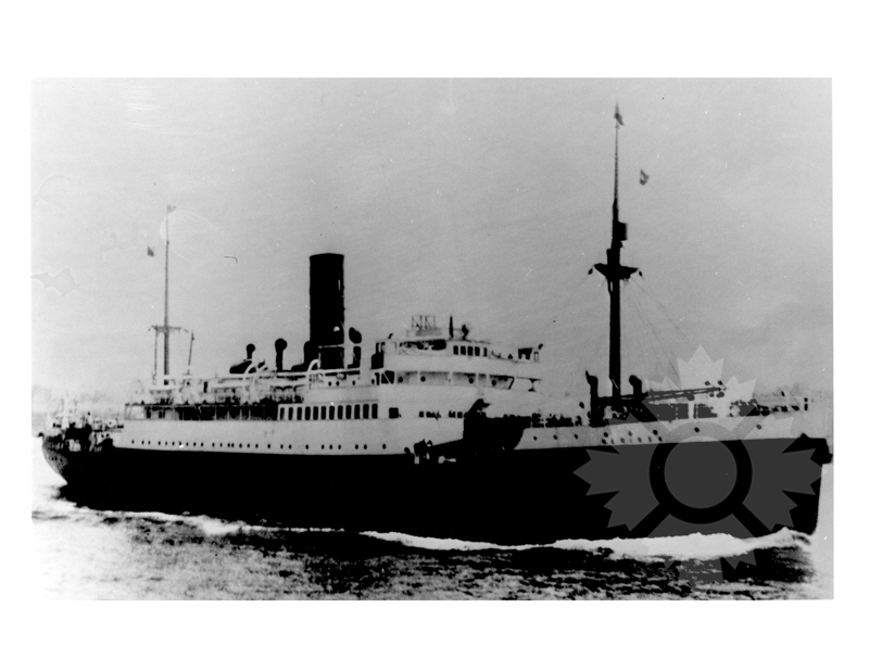 Black and white photo of the ship Nerissa (SS) (1926-1941)