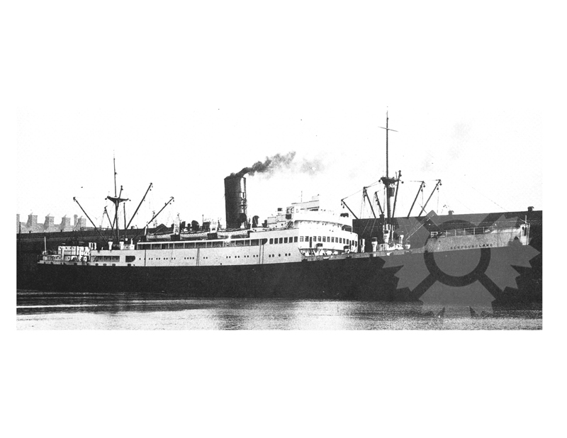 Black and White photo of ship Newfoundland I (RMS) (1925-1943)