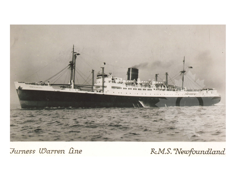 Black and white photo of the ship Newfoundland II (1925-1964)