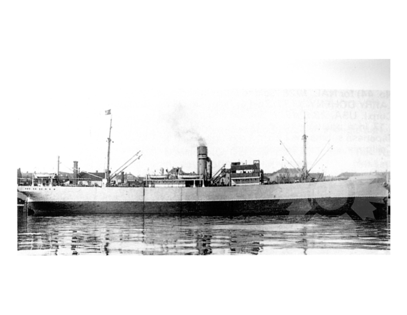 Black and white photo of the ship Norefjord A (SS) (1921-1949)