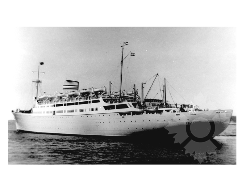 Black and White photo of ship Oslofjord III (MS) (1949-1970)