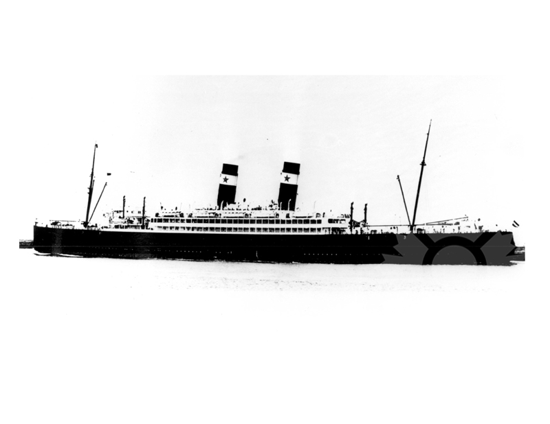 Black and white photo of the ship Pennland (SS) (1926-1941)