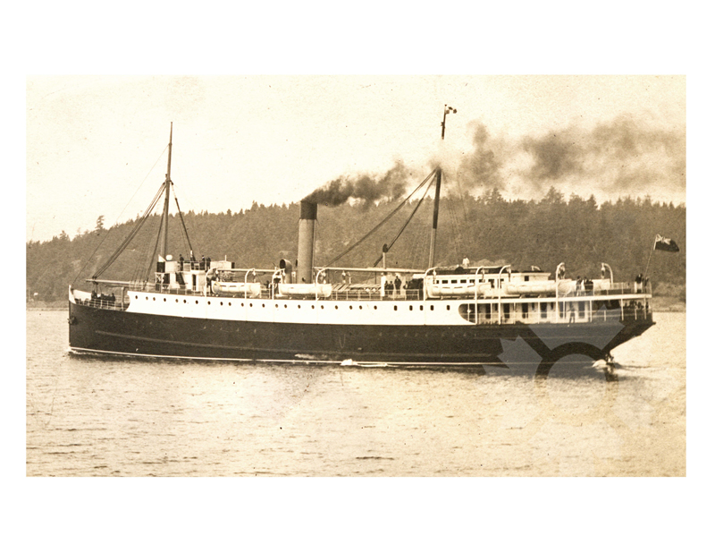 Black and white photo of the ship Princess Maquinna (SS) (1912-1953)
