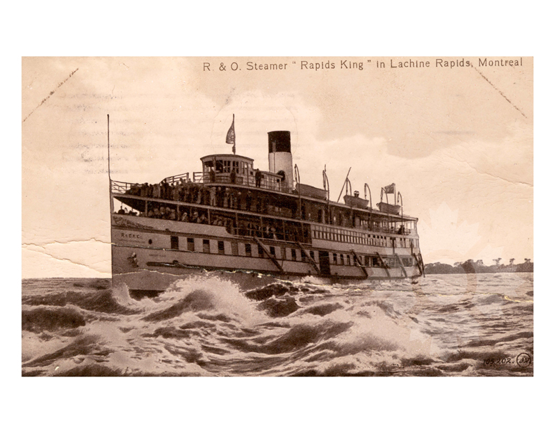 Black and white photo of the ship Rapids King (SS) (1907-1946)