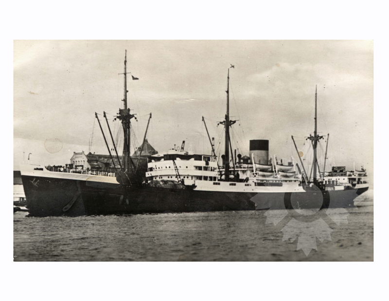 Black and White photo of ship Tabinta (SS) (1930-1961)