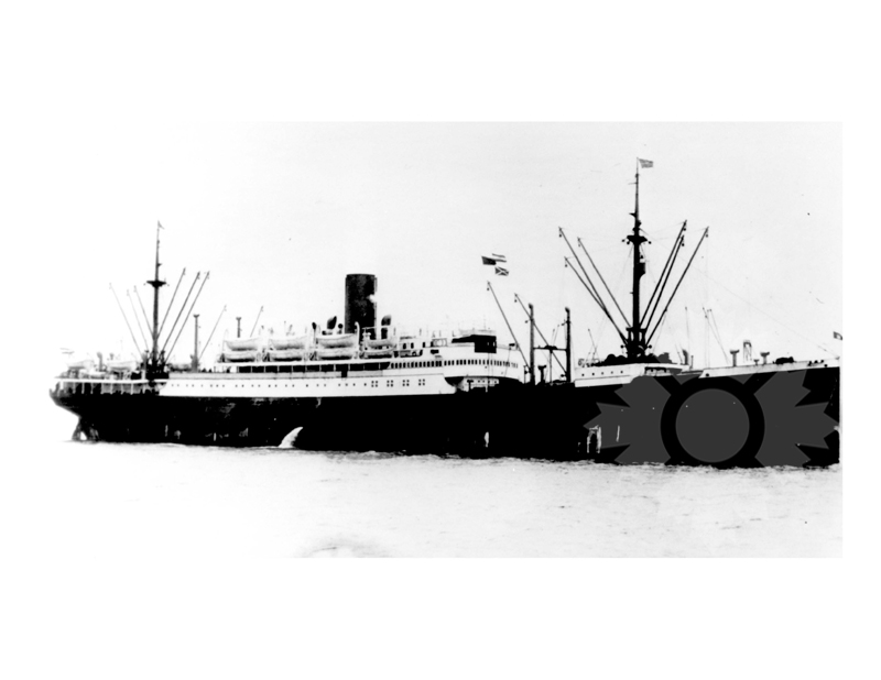 Black and white photo of the ship Thuringia (TS) (1922-1930)