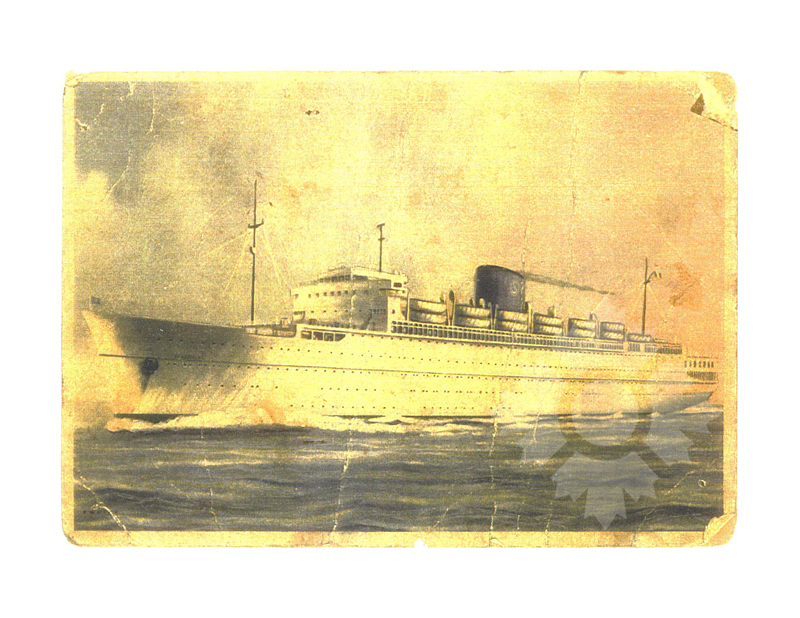 Colored photo of ship Venezuela (SS) (1956-1962)