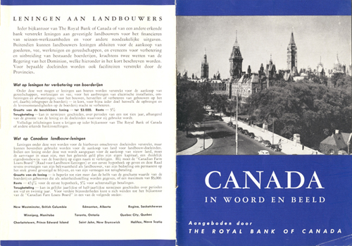Canadian promotional booklet, cover. Canadian Museum of Immigration at Pier 21 (DI2013.1684.48a).