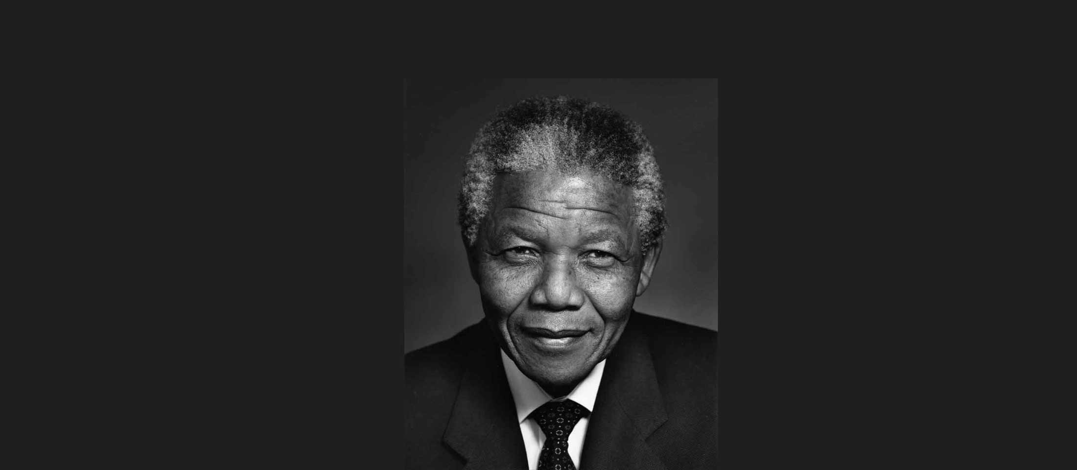 Portrait of Nelson Mandela. Photographed by Yousef Karsh
