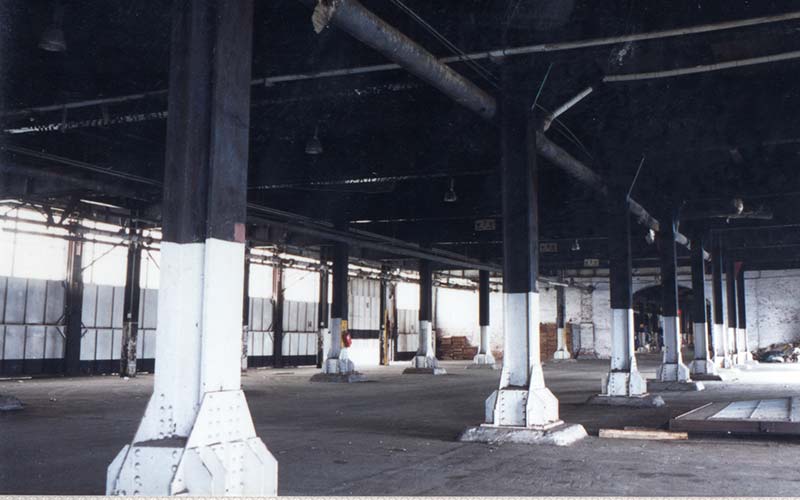 A large abandoned space.