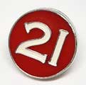 Red pin with number 21.