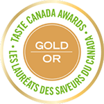 Taste Canada gold seal.