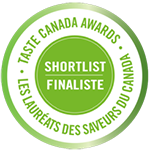 Taste Canada shortlist seal.