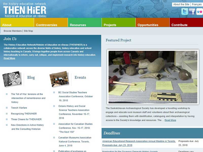 History Education Network Home Page.