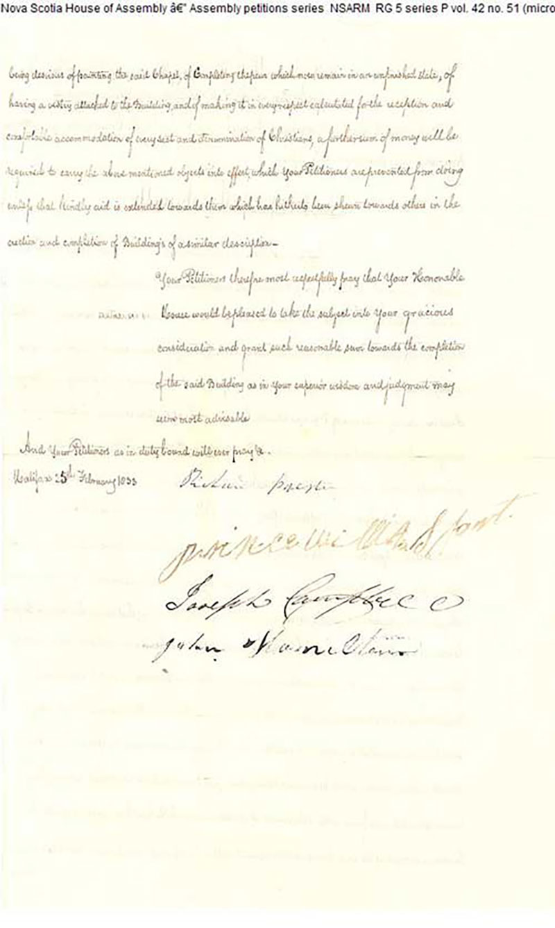 Last page of letter with signature.