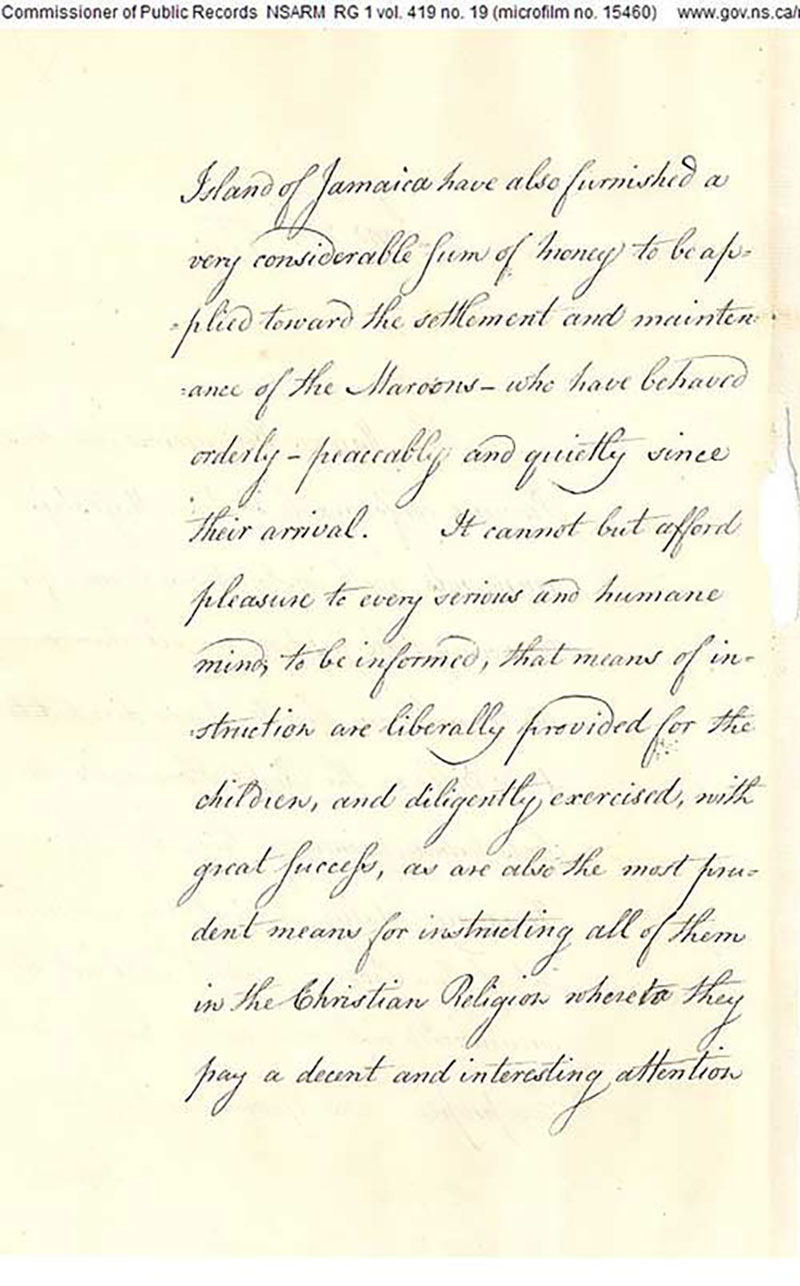 Second page of the old letter.