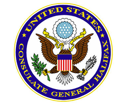 US Consulate logo.
