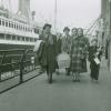 Carl Besseling & family on dock in Rotterdam, prior to boarding the S.S. Zuiderkruis, 1953. Canadian Museum of Immigration at Pier 21 (DI2013.1679.6).