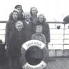 Aukje Roe on board the S.S. Samaria, 1 March 1949. Canadian Museum of Immigration at Pier 21 (DI2013.1675.1).