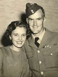 Jeannie and Harold as a young couple.