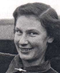 Black and white photograph of the young Jill.