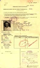 Immigration Identification Card showing Ilse's photo.