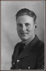 Head and shoulders army photo of young, smiling Ralston.